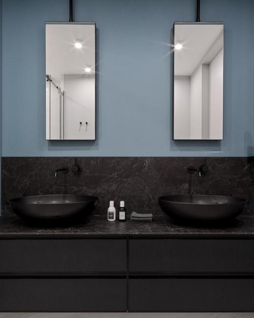 Минималистичный интерьер. В спокойных тонах, а все детали выглядят максимально графично. 02