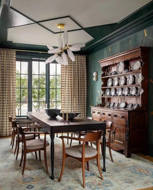 Изысканный интерьер в одном из домов Америки. 01