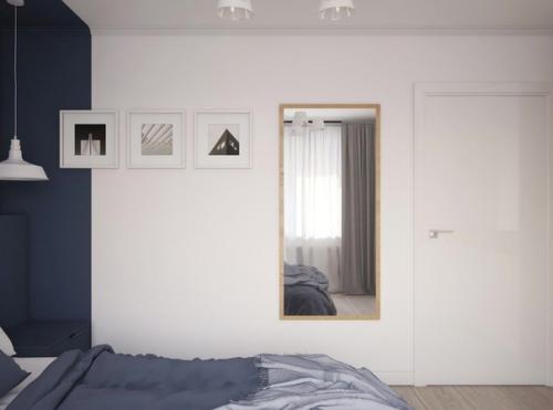 Интерьер спальной комнаты наполненный нежностью и легкостью. 02