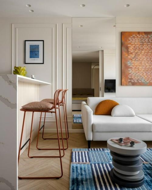 Компактная квартира с яркими акцентами. 03