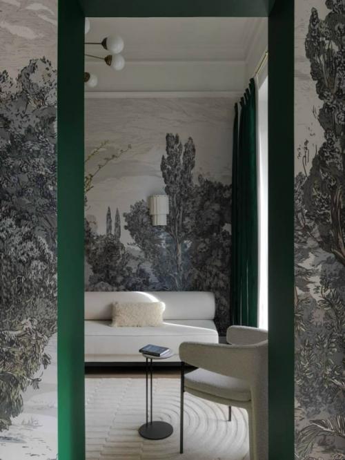 Квартира с атмосферой торжественной неоклассики. 03