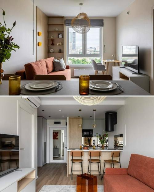 Уютная евродвушка со стильными акцентами. 08