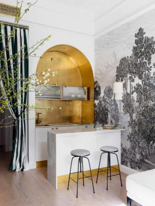 Квартира с атмосферой торжественной неоклассики. 01