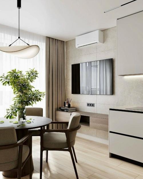 Спокойная кухня с тёплым характером. 04