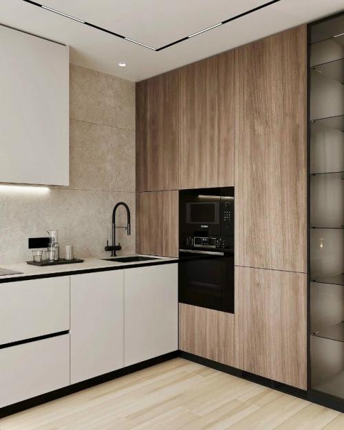 Спокойная кухня с тёплым характером. 03