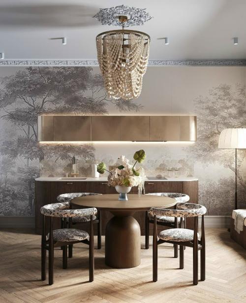 Интерьер с настроением путешествий и азиатского спокойствия. 02