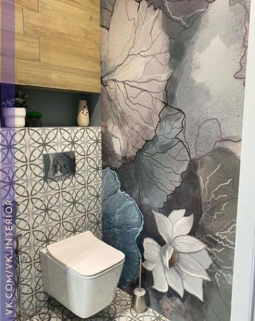 Интерьер и декор ванной комнаты. 08