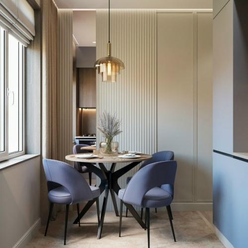 Компактная кухня в современном стиле. 03