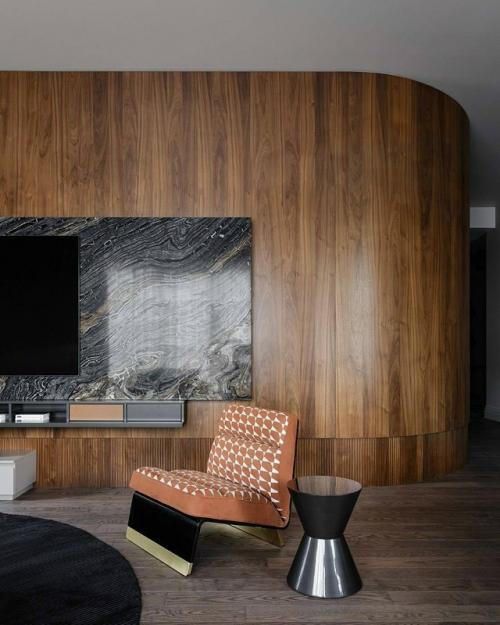 Проект квартиры для семейной пары с современным и оригинальным дизайном. 04