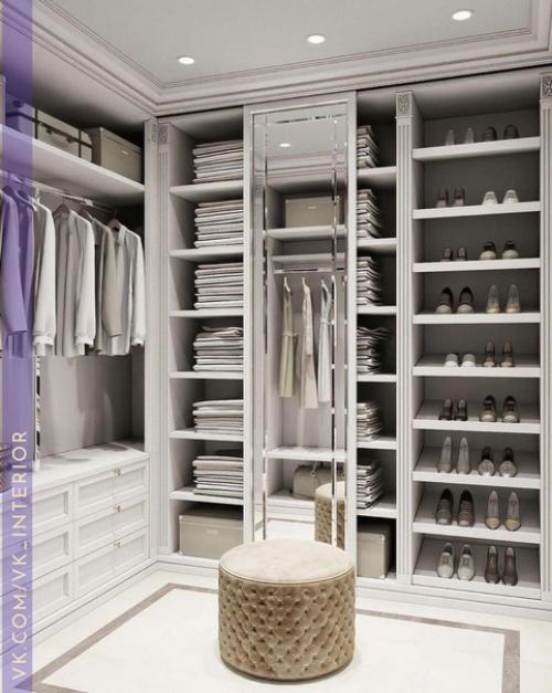 Интерьер и декор гардеробной. 04