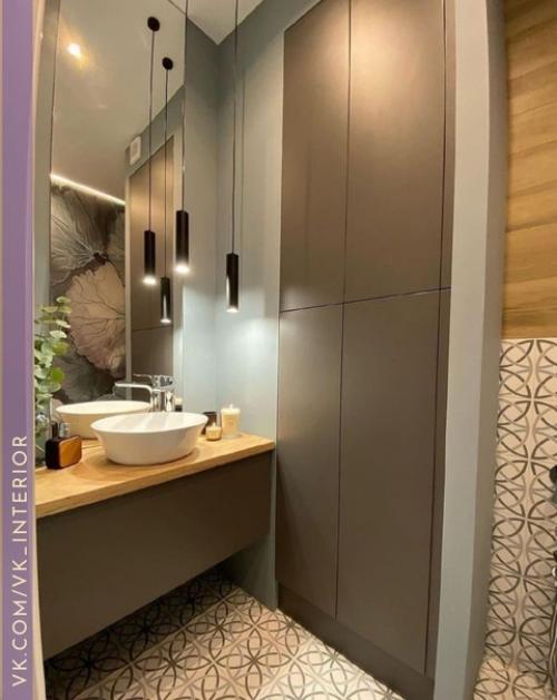 Интерьер и декор ванной комнаты. 07
