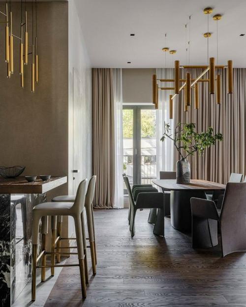 Проект квартиры для семейной пары с современным и оригинальным дизайном. 03