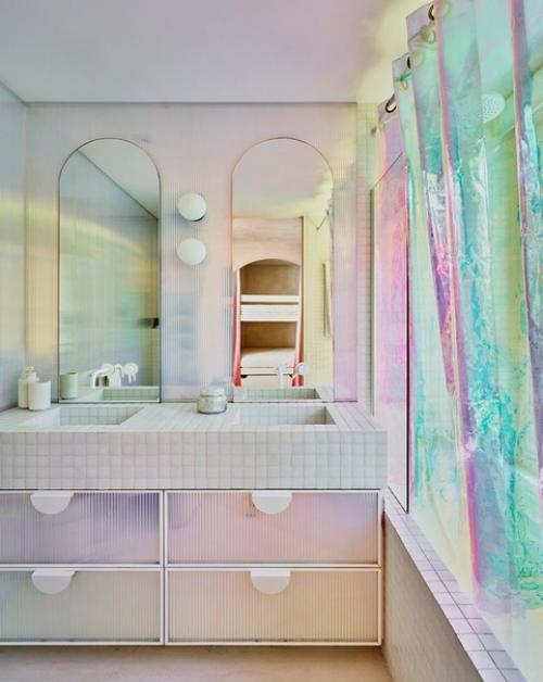 Нереально красивые цвета в интерьере квартиры. 07