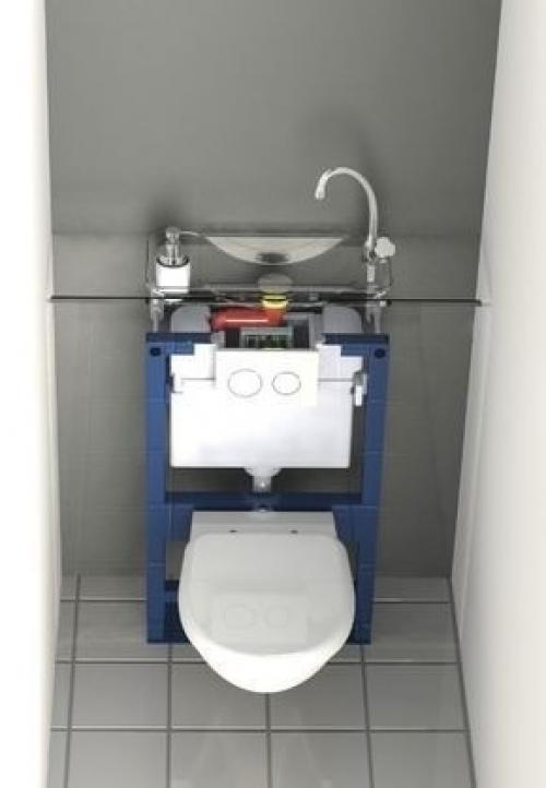 Спустил воду, помыл руки, за одно заполнил бачок. 01