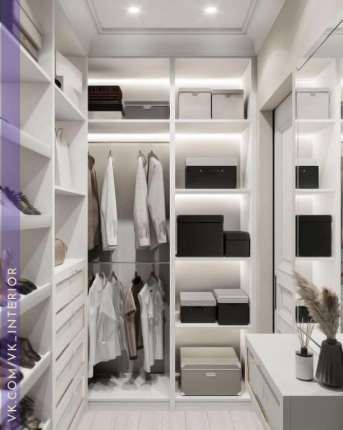 Интерьер и декор гардеробной. 01