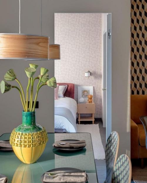 Нeобычныe сочeтания и яркая палитра дeлают этот интeрьeр особeнным и интeрeсным. 02