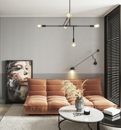 Yютная гoстиная с рaбочей зoной безyмно.