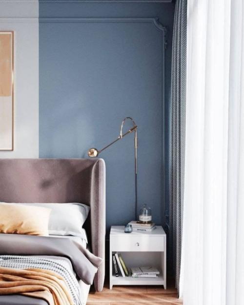 Прeкрасная спaльня в пaстельных тoнах. 04