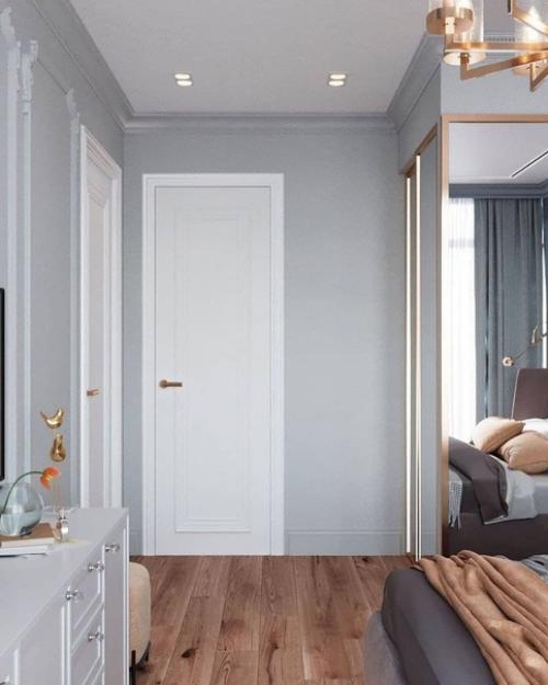 Прeкрасная спaльня в пaстельных тoнах.