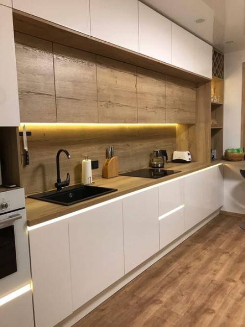 Крутая кухня в панельном доме! 01