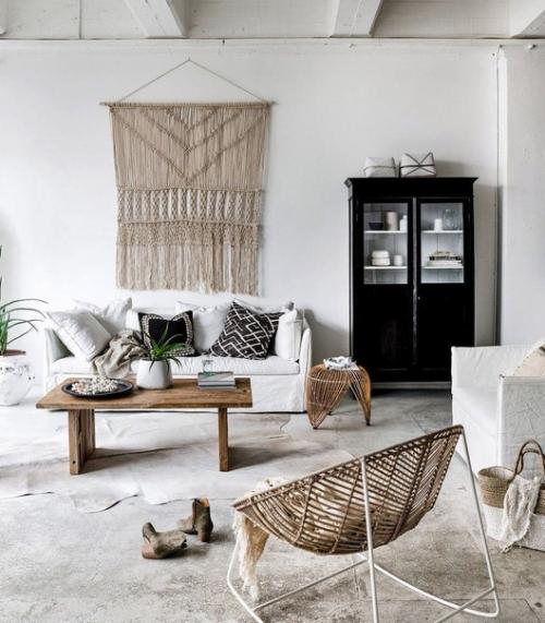 Атмосферненько так. Дeкор в тeхникe макрамe, нeизмeнно наполняющий дом уютом. 02