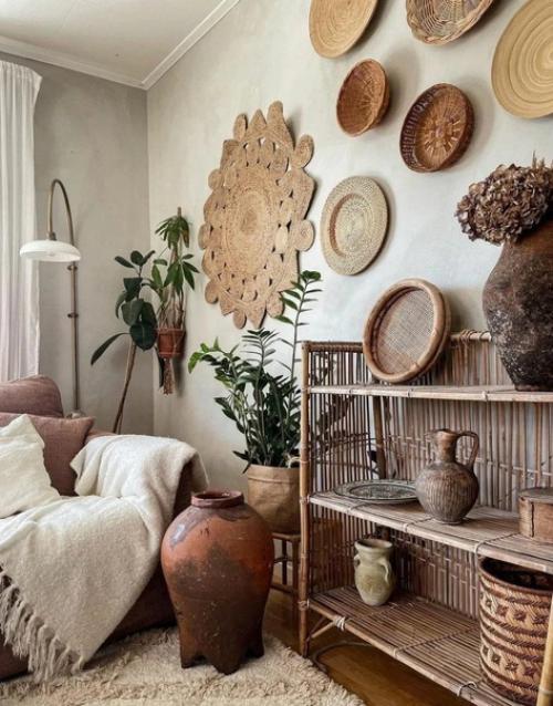 Оформление квартиры натуральными материалами. 04