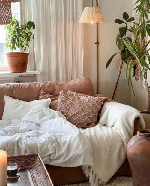 Оформление квартиры натуральными материалами. 02