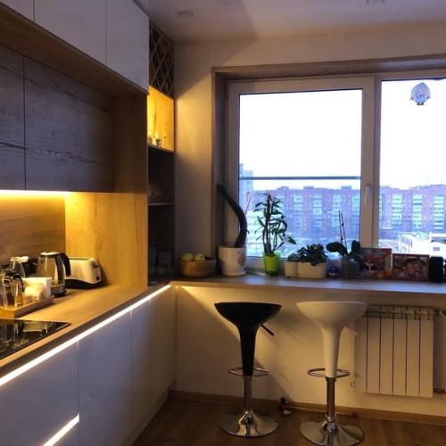 Крутая кухня в панельном доме! 03