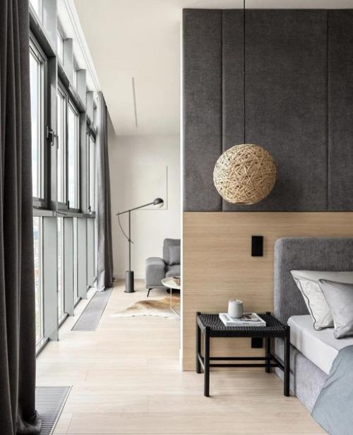 Интерьер квартиры в спокойных серых тонах. 04