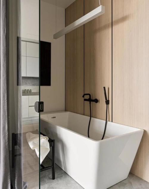 Интерьер квартиры в спокойных серых тонах. 07