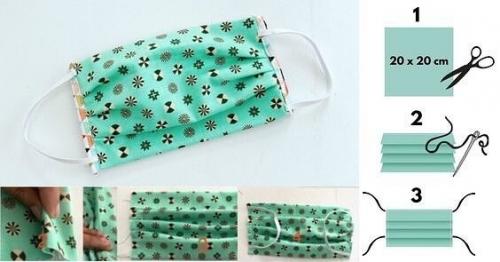 Очередной вариант изготовления масок в домашних условиях! 04