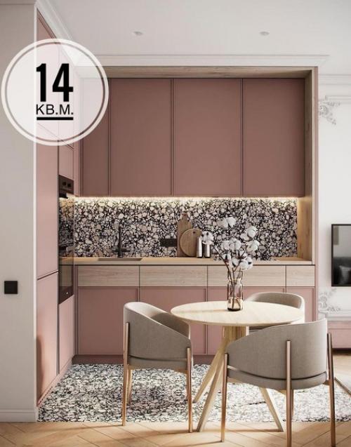 Кухня - гостиная площадью 14.