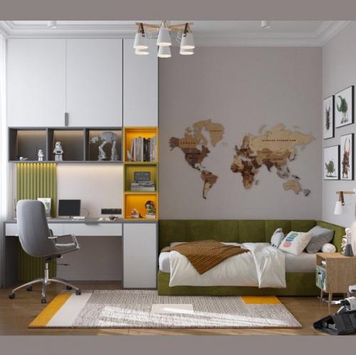 Два чудесных проекта для оформления детских комнат. 04