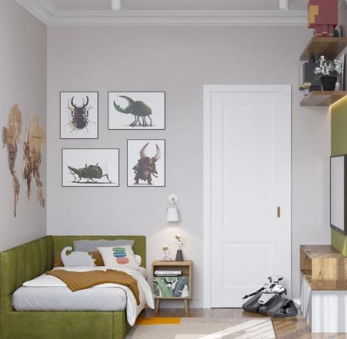 Два чудесных проекта для оформления детских комнат. 07