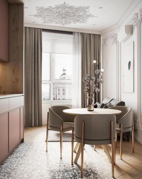 Кухня - гостиная площадью 14. 03