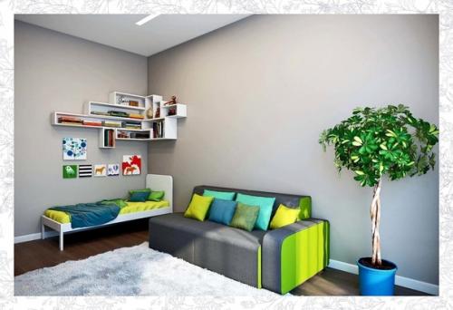 Площадь этой квартиры составляет 84 м 2. 05