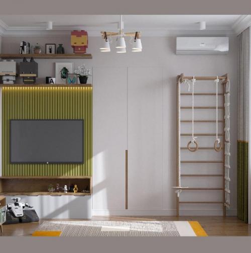 Два чудесных проекта для оформления детских комнат. 06