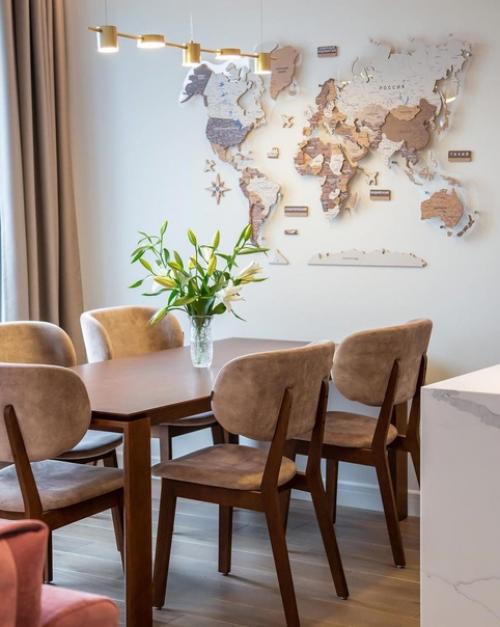 Невероятно красивый интерьер кухни - гостиной. 04