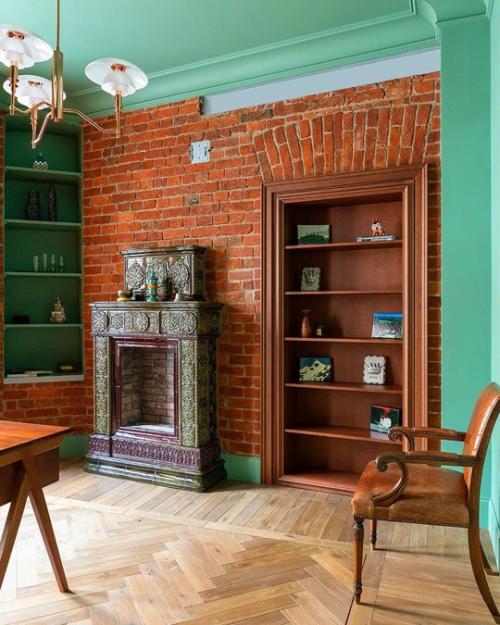 Исторический дух в современной квартире в Москве. 04