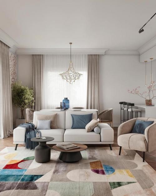 Светлая, элегантная и очень просторная. 08