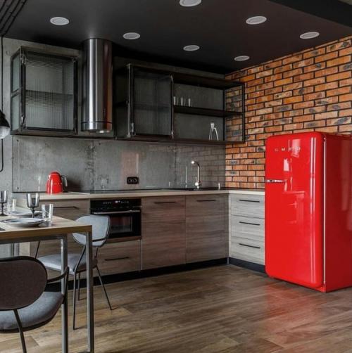 Красные акценты в интерьере. 05