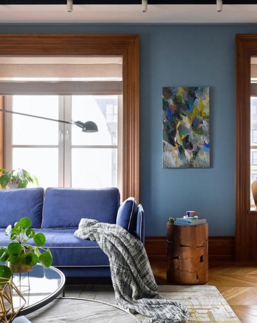 Сочетание стиля, цветов, мебели - идеальное. 
