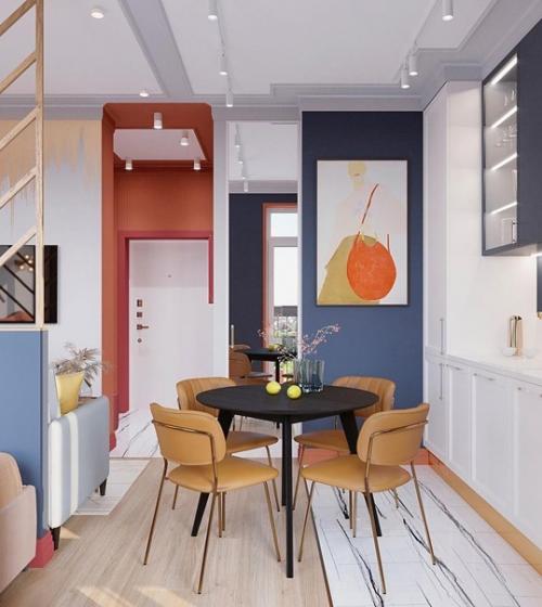 Небольшая квартира - студия площадью 28 м 2. 05