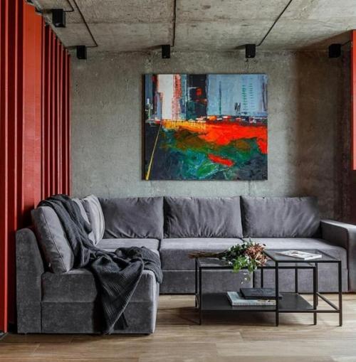 Красные акценты в интерьере. 08