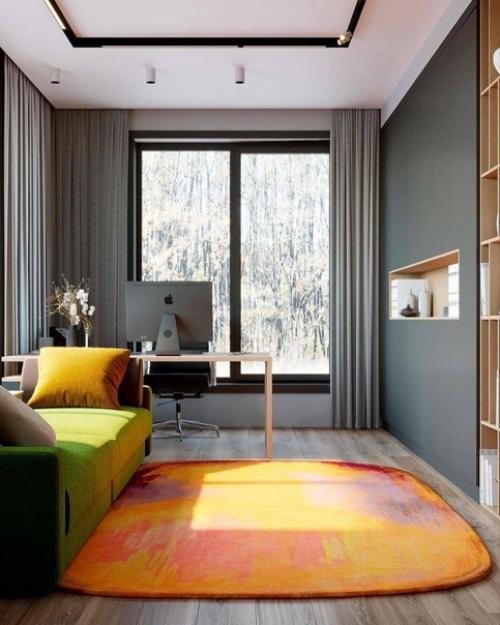 Коврики вновь в моду возвращаются.