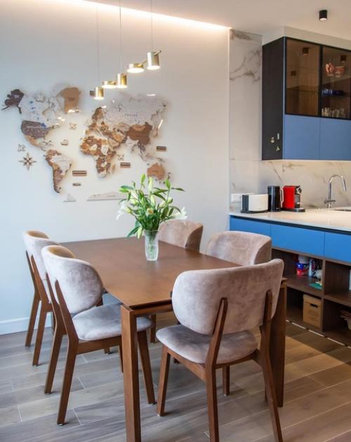 Невероятно красивый интерьер кухни - гостиной. 06