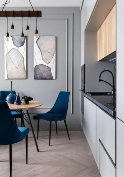 Серый цвет в этой квартире. 01