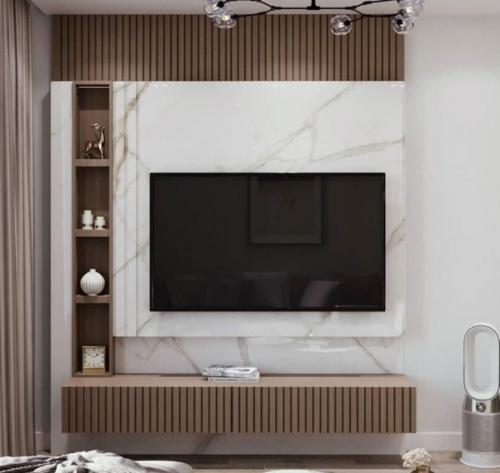 Много идей, как правильно организовать тв - зоны в гостиных. 07