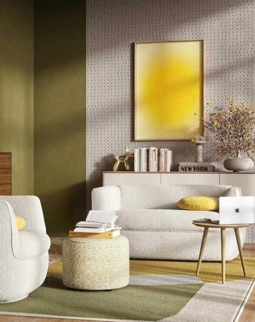 Сочные цвета в интерьере. 01