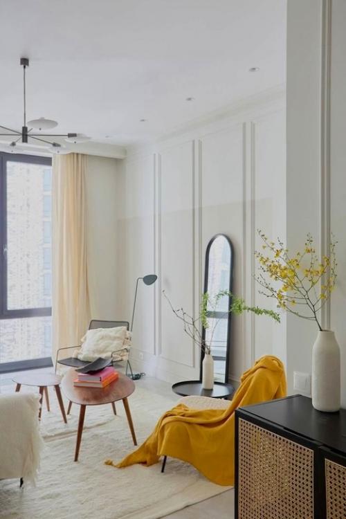 Светлая квартира в парижском стиле для бизнес-леди. 02
